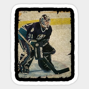 Guy Hebert, 1995 in Mighty Ducks of Anaheim (27 Shutouts) Sticker